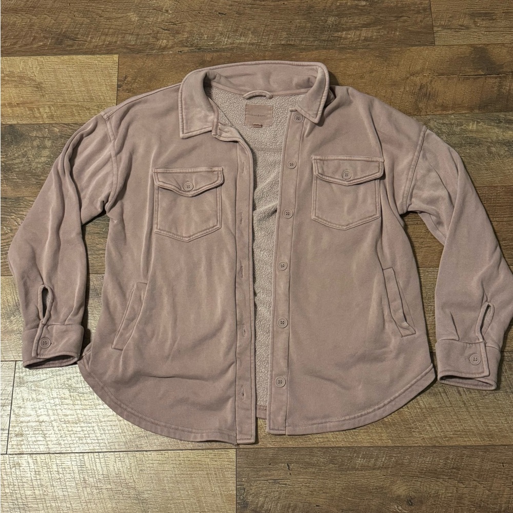 Thread & Supply Mauve Sherpa Jacket